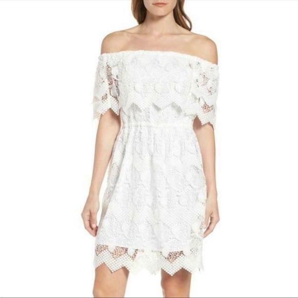 Kobi Halperin Alva Off The Shoulder Lace Dress‎ XS - Picture 1 of 10